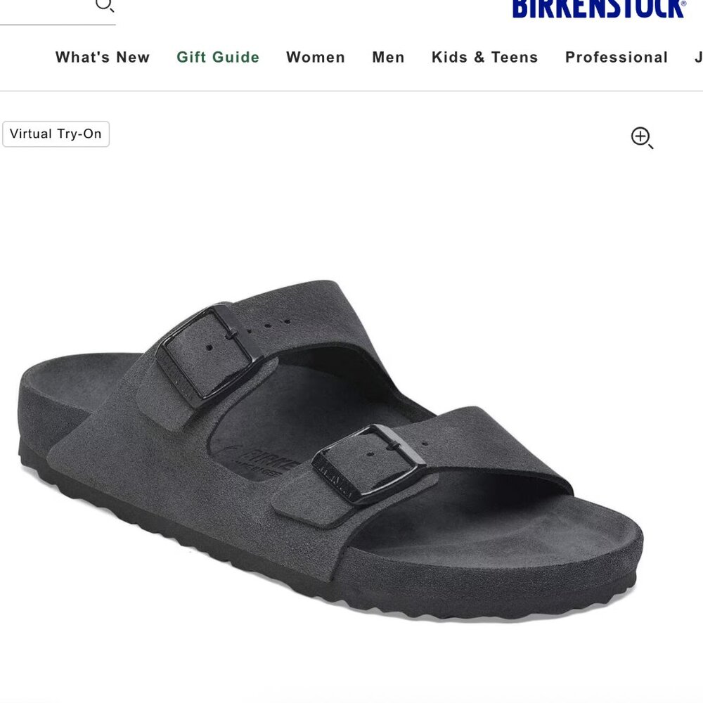 Suede Leather Charcoal Size : EU 41 / US 10-10.5/8-8.5 Width : Regular/Wide